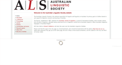 Desktop Screenshot of als.asn.au