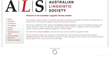 Tablet Screenshot of als.asn.au